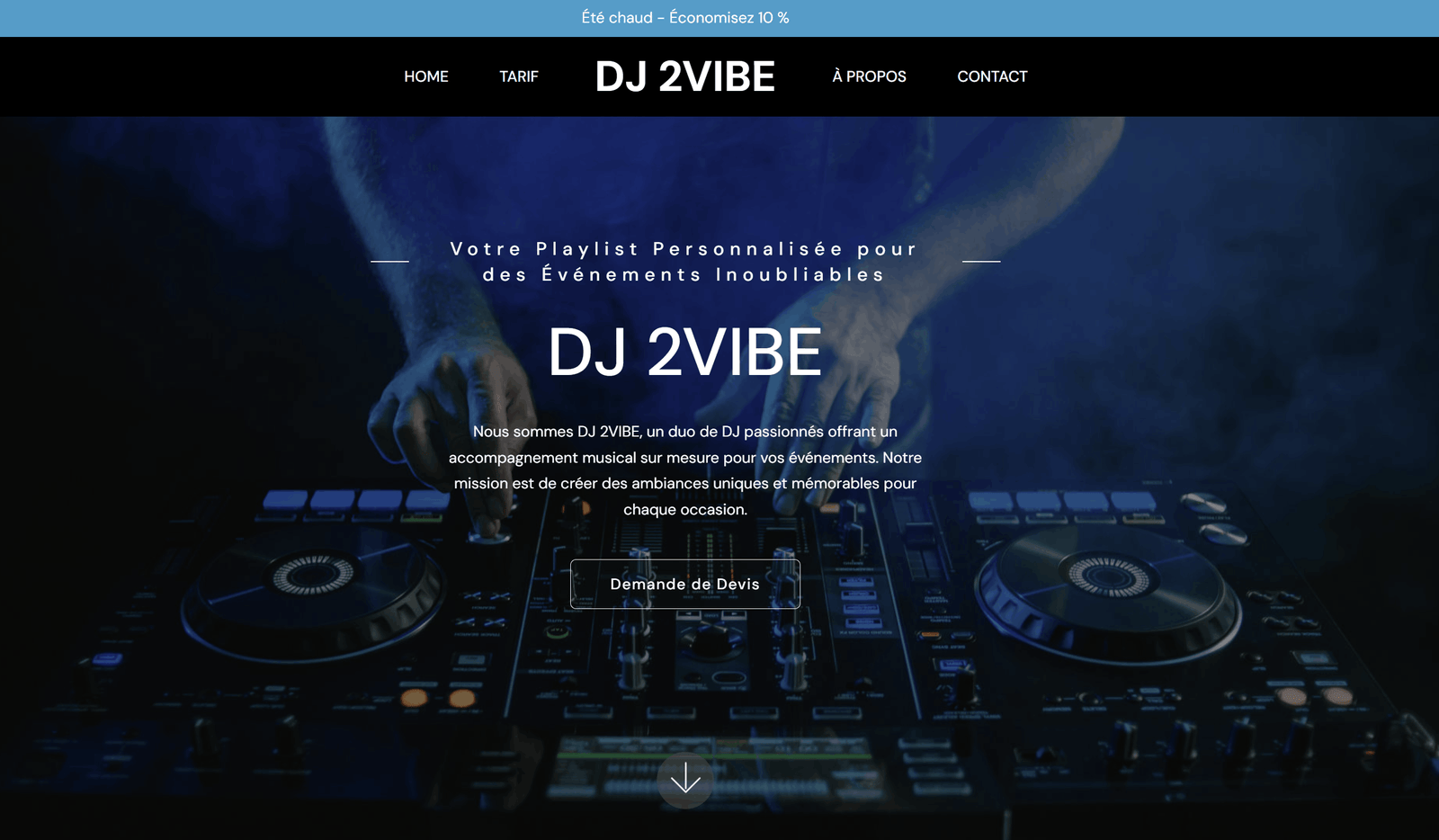 Site pour une entreprise de services de Taxi